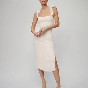 Reformation Besse Dress - Ivory size 4
